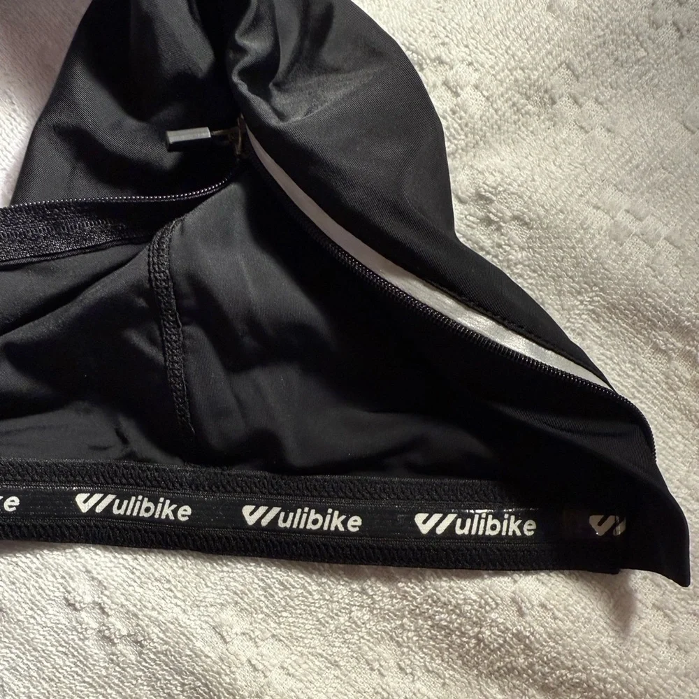 Wulibike  Black Leggings with Reflective Detail